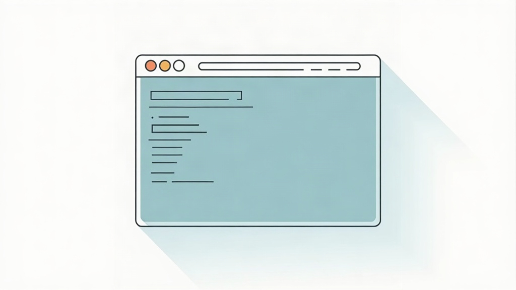 Freelancer dragging colorful workflow nodes together on a laptop screen at a wooden desk
